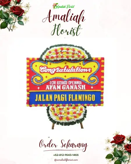 Sewa Papan Bunga Pakuwesi